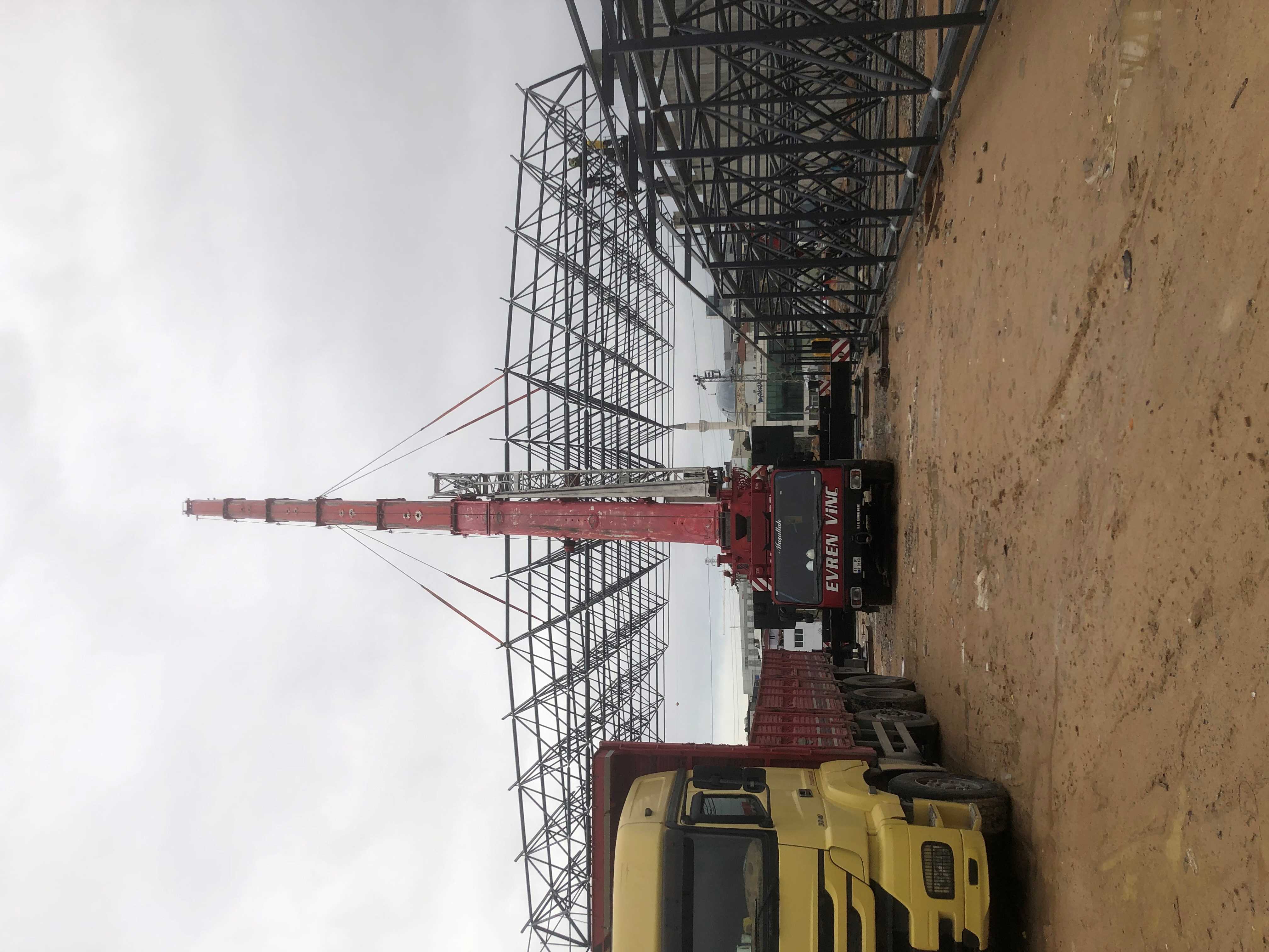 Uzay çatı imalatı ve montajı yapılması